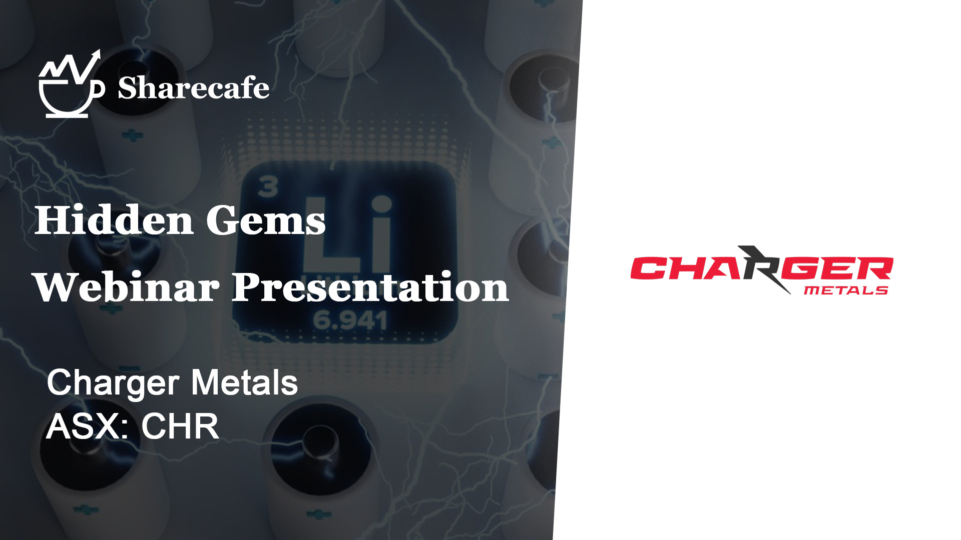 Charger Metals (ASX:CHR) – Webinar Presentation